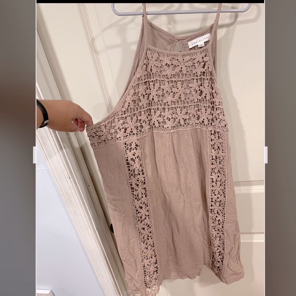 Taupe dress